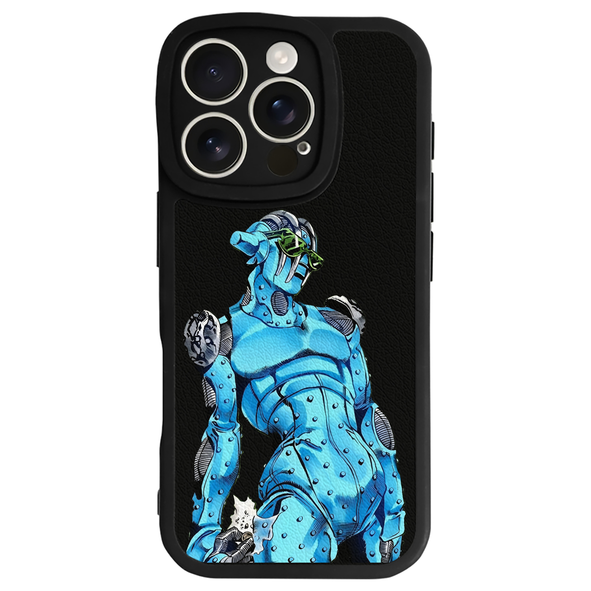（画像用） ジョジョの奇妙な冒険 JoJo's Bizarre Adventure 【iPhone 16シリーズ対応】シリコンスマホケース（レザー調） 材質：シリコン